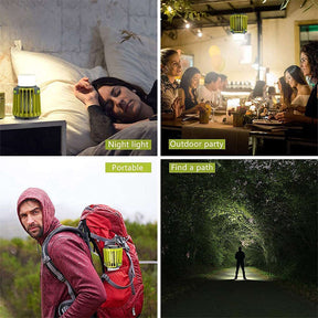 Mosquito Killer Lamp IP67 Waterproof 300LM Flashlights Camping Accessories