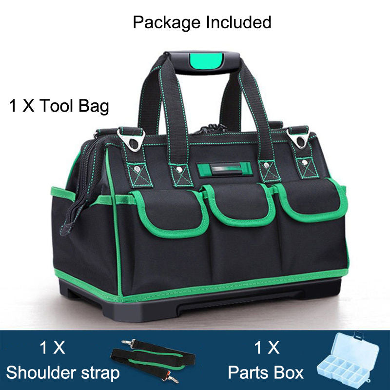 16 inch Heavy Duty Tool Bag Waterproof with Shoulder Strap for Woodworking