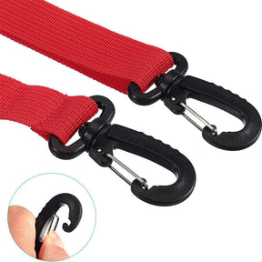 Ski and Snowboard Boot Carrier Strap for Ice Skates Rollerblades-Red