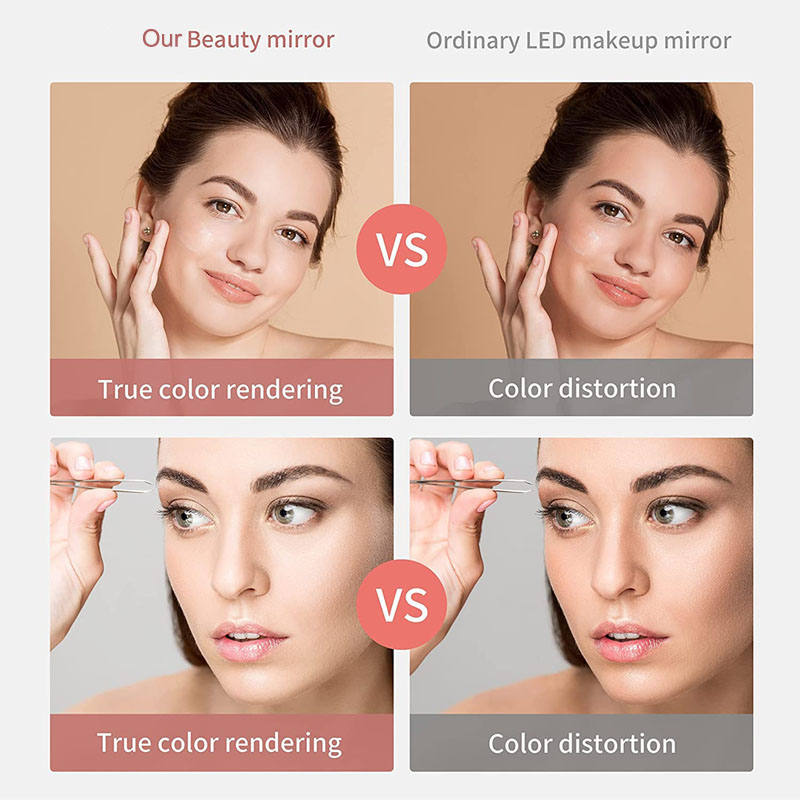 Home & LivingPortable LED Lighted Makeup Mirror-White