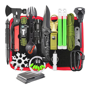 32 In 1 Camping Survival Gear And Equipment Kit-T1