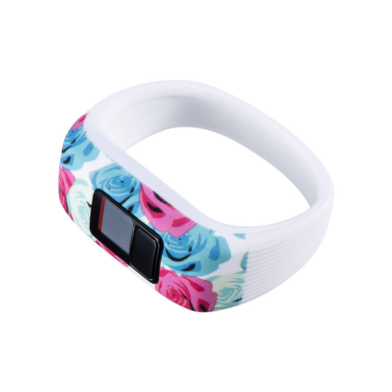 Soft Silicone Replacement Watchband for Garmin Vivofit Vivofit 3/Vivofit JR/JR 2 Band for Kids Women Men-Color8