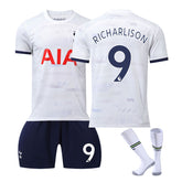 Spurs Home Jersey RICHARLISON #9 Soccer Jersey Kids Adult 3-Pieces Jersey Kits