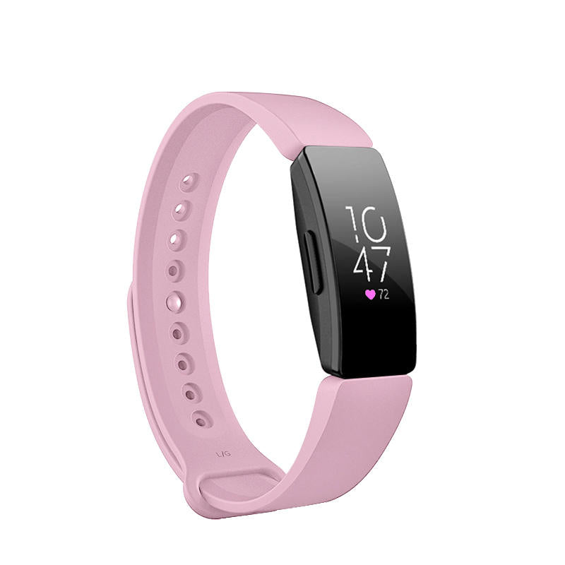 Watch Band For Fitbit Inspire HR Silicone Wrist Strap Replacement -Pink