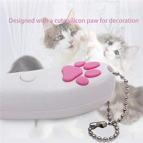 Pack of 2 Cat Catch LED Projecter Chasing Toy Pet Interactive Toy-WhiteBlack