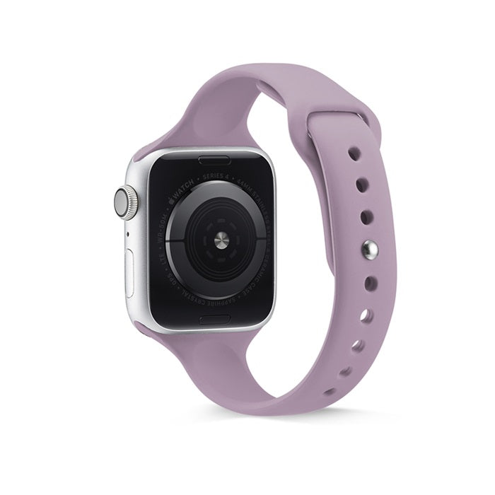 XMY Soft Silicone Watch Band For Apple iWatch Series-Purple