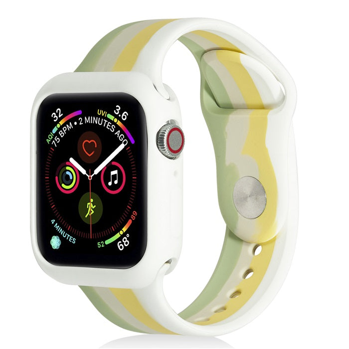 Colorful Silicone Sport Watch Band For Apple iWatch Series-10