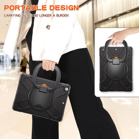 Multifunctional Tablet Case with Handle Grip/Pencil Holder for iPad 10.2 inch