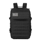 45L Military Tactical Backpacks for Camping Hiking-Black