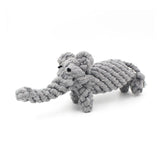 Pet Puppy Dog Cotton Rope Chew Toys for Teeth Cleaning Elephant Design