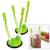 2 Pack Baggy Rack Holder For Food Prep Bag Ziplock Bag Holder Stand