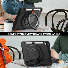 Tablet Case For iPad 10th Full Body Protection with 360¡ã Stand Portable-Black