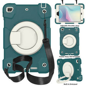 iPad Case For iPad Mini 4/5 with 360¡ãSwivel Stand-Blackish Green