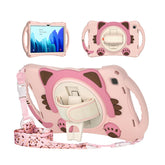 CatA Samsung Tablet for Tab A7 10.4  T500/T505/T507/T505N Built-in Handle Stand With a Strap-Pink