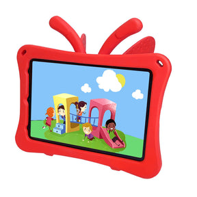 iPad Case For iPad Mini 6 Cartoon 3D Butterfly EVA Proof Shockproof Case with Bracket-Red