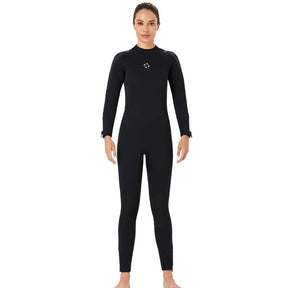 Adore Wetsuits Women's 5mm Premium Neoprene Full Suits for Scuba Diving,Spearfishing,Snorkeling,Surfing,Canoeing Dive Skin-D530003-Black