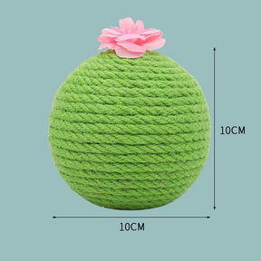 Cactus Cat Scratcher Balls Interactive Tilting Toys for Cats and Kittens