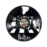 Vinyl Record Wall Clock Rock Music Lovers Art Gift for Living Room