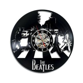 Vinyl Record Wall Clock Rock Music Lovers Art Gift for Living Room