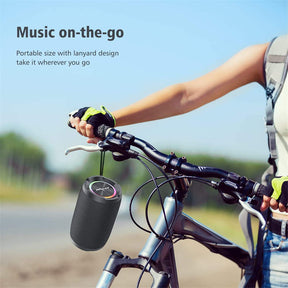 Bluetooth Speaker Portable Wireless Loud Stereo Sound Rich Bass for Home Outdoor-Blue