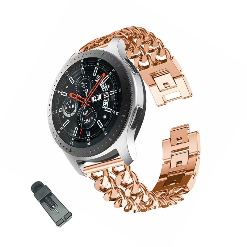 SP 20MM Stainless Steel Watch Band Quick Release Strap Replacement Wristband For Samsung For Women-Rose Gold
