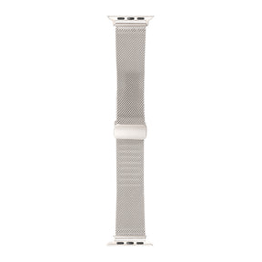 Fashion Magnetic Band Mesh Loop Metal Adjustable for Apple Watch-Starlight