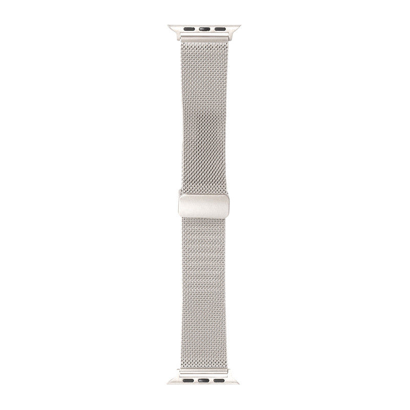 Fashion Magnetic Band Mesh Loop Metal Adjustable for Apple Watch-Starlight