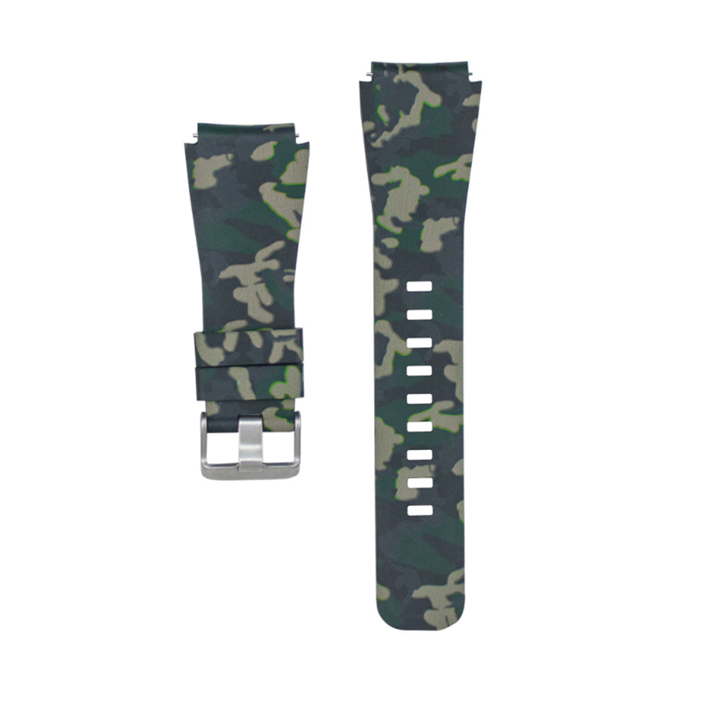 Silicone Printed Pattern Bands Square Buckle For Samsung S3/Galaxy Watch 46mm(Printed11)
