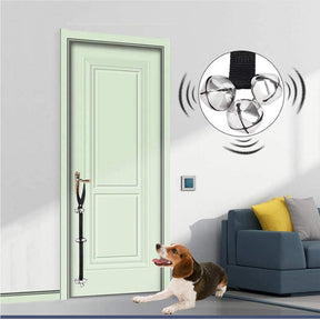 2Packs Dog Doorbells Pets Outgoing Alarm Bell Adjustable Training Duide Dog Bell