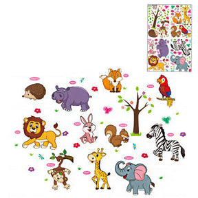 Creative Cartoon Removable 3D Wall Stickers Spring Zoo Decoration For Children Room-10