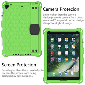 Hive iPad Case For iPad Pro/Air 10.5/iPad 10.2 Durable Stand Cover With Shoulder Strap-GreenBlack