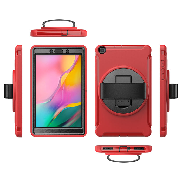 Spider Man 3-Layer Heavy Duty Case For Samsung Tab A 8inch (2019) T290/T295-Red