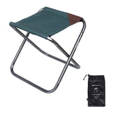 Portable Folding Camping Stool Traveling Foot Stool-DarkGreen