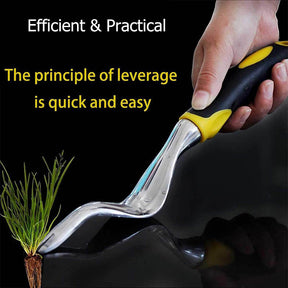 Home & LivingHand Weeder Tool Garden Weeding Tools with Ergonomic Handle Easy for Weed Removel Manual Weed Puller Bend for Garden Lawn Yard -Yellow