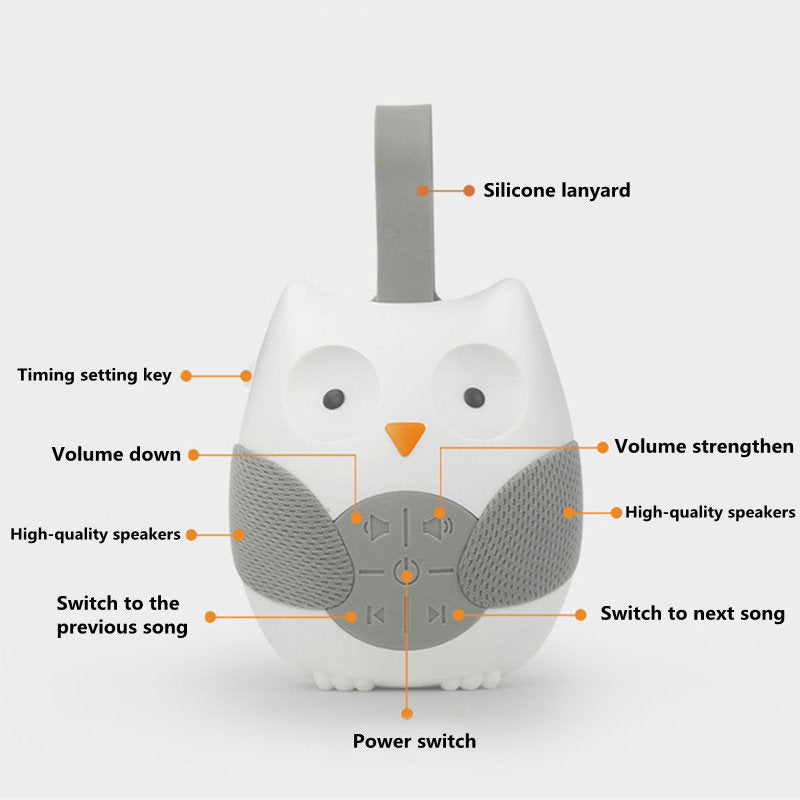 Baby Sound Machine Stroll & Go Portable Baby Sleep Soother - Owl