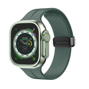 Magnetic Sports Band with Quick Release Soft Silicone for Apple Watch-6