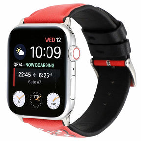 Cartoon Leather Watch Band for Apple Watch Series SE/6/5/4/3/2/1-E