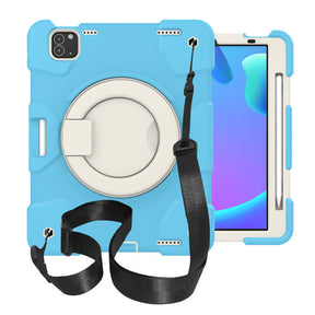 iPad Case For iPad Pro 11/Air 4 with 360¡ãSwivel Stand-Sky Blue