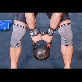 Knee Compression Sleeve Support For Women And Men Sports Knee Support Sleeves-Gray-LYX-08070