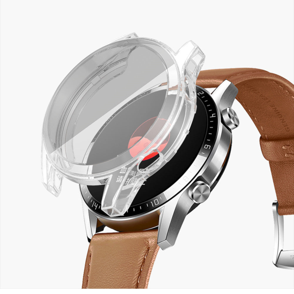 TPU Soft Slim Fall Prevention Full Cover Watch Case For Huawei GT2 46MM-Clear