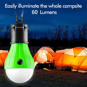 LED Portable Tent Light 4 pcs Carabiner Camping Emergency Light-Hiking Fishing Power Outage