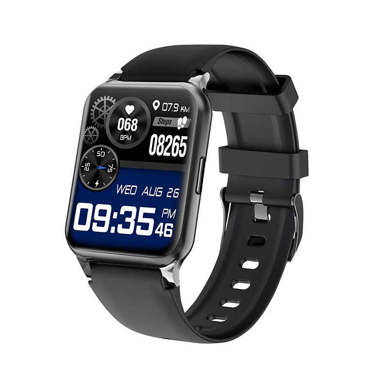 F30L HD Smart Watch Fitness Tracker with Heart Rate and Sleep Monitor-Black