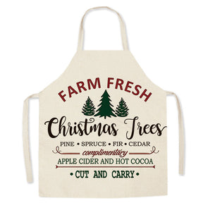 Adults Kids Christmas Decoration Apron For Baking Crafting Gardening-A6