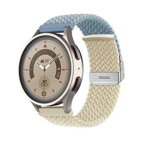 22mm Braided Watchband Fashion Color Matching for Samsung Huawei Watch-3