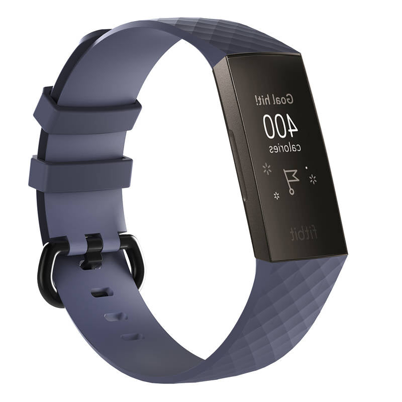Watch Band For Fitbit Charge 3 Smart Watch Replacement Accessories-Gray