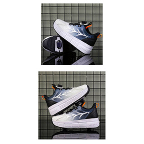 Kids Fashion Double Wheel Roller Skate Shoes Sneakers for Boys Girls-Blackwhite
