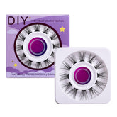 12 Clusters DIY Natural Eyelash Wispy Light 3D Effect Individual Lashes-W08