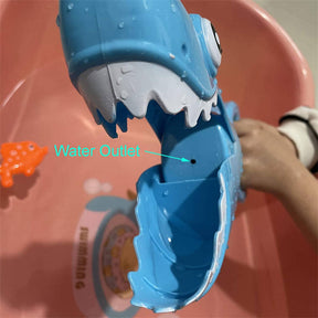 Kids Bath Toys Shark Grabber with Teeth Biting Action Include 4 Fish for Ages 4-8