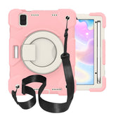 iPad Case For iPad Mini 6 with 360¡ãSwivel Stand-Cherry Blossom Powder