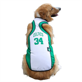 Dog Mesh Vest World Cup Jersey Basketball Clothes Green #34 Celtics